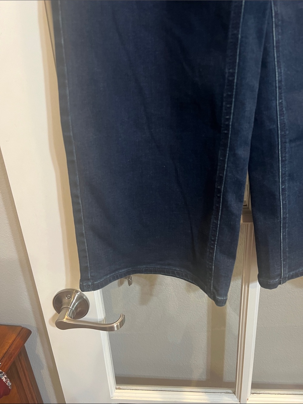 Old Navy Dark Denim Wide Leg Jeans Size 6 - Picture 2 of 8